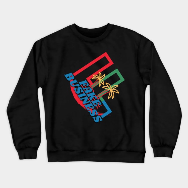 Tim Dillon Fake Business Crewneck Sweatshirt by oemsanex